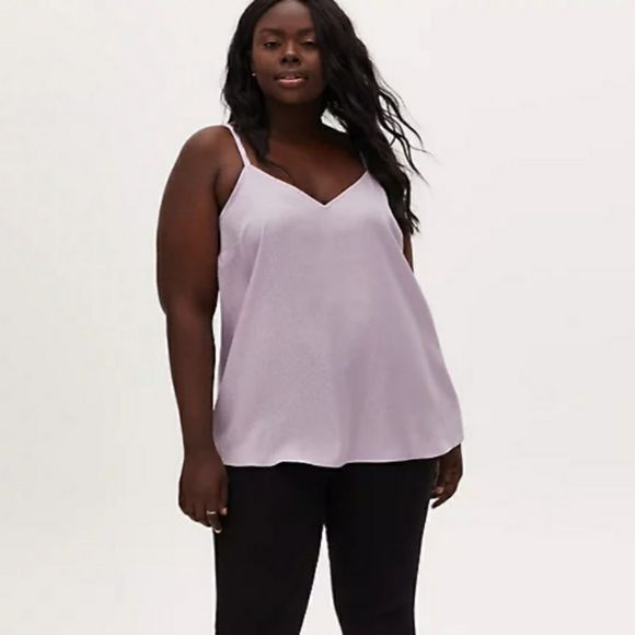 torrid Tops - NWT 5X 28W Leopard Jacquard Charmeuse Swing Cami